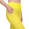 Yellow Leggings With Pockets